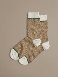 Organic Cotton Socks, Plain Brown Marl