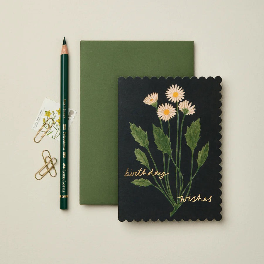 Botanical Daisy ‘Birthday Wishes’ Card