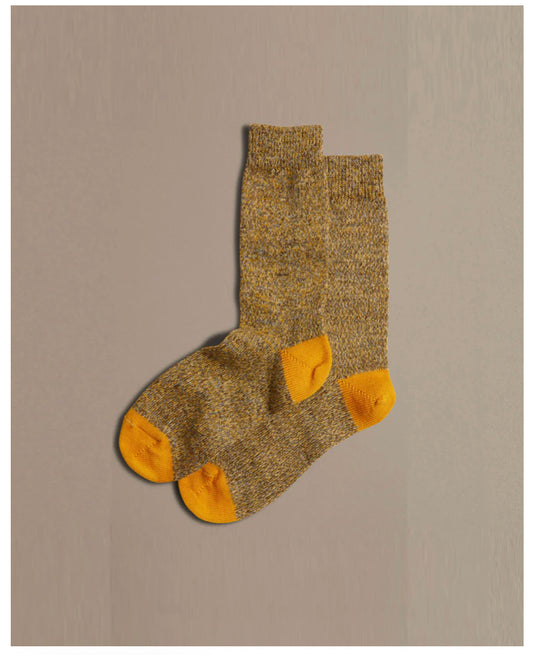 Merino Wool socks, Dark Yellow 4-7