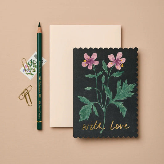 Geranium ‘With Love’ Card