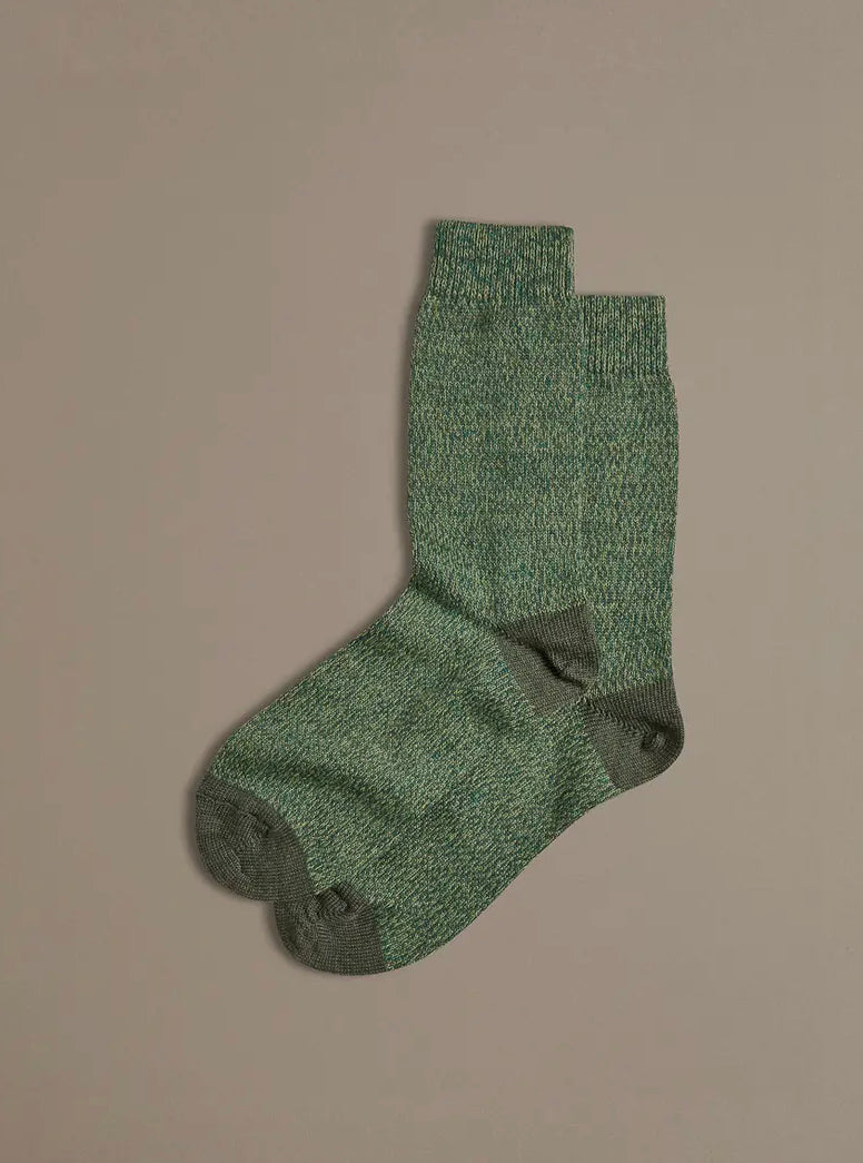 Rove Fine Merino Wool Socks | Green UK 4-7